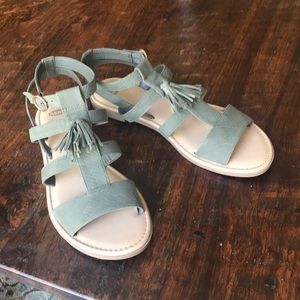 NWOT Dr. Scholl’s Encore Sage Green Sandals